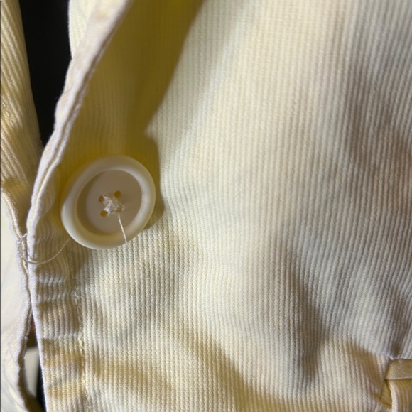 Vintage Mossimo Supply Co. Light Yellow Blazer Cottage Core 90s Corduroy - Picture 6 of 7